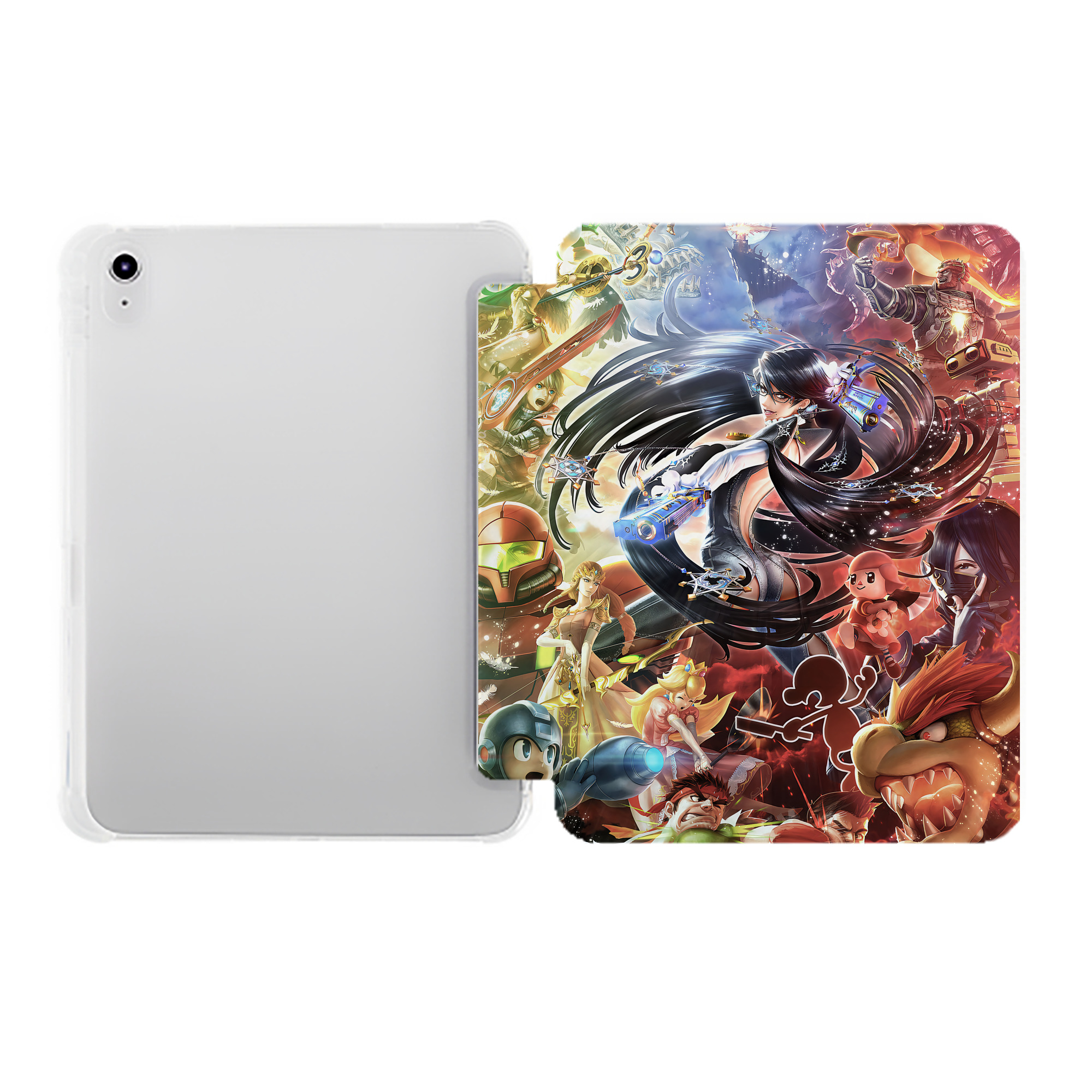 （画像用） ポケットモンスター Pokémon IPad ケース ペン収納付き 三つ折りスタンド PUレザー×シリコン 対応機種9.5/10.5/10.9インチ